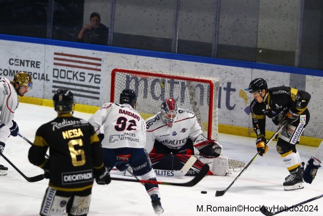 Photo hockey match Rouen - Angers  le 28/01/2024
