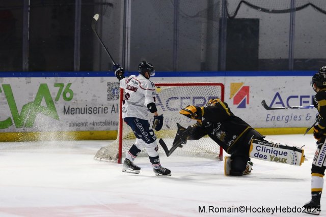 Photo hockey match Rouen - Angers  le 28/01/2024
