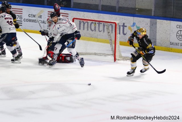 Photo hockey match Rouen - Angers  le 28/01/2024