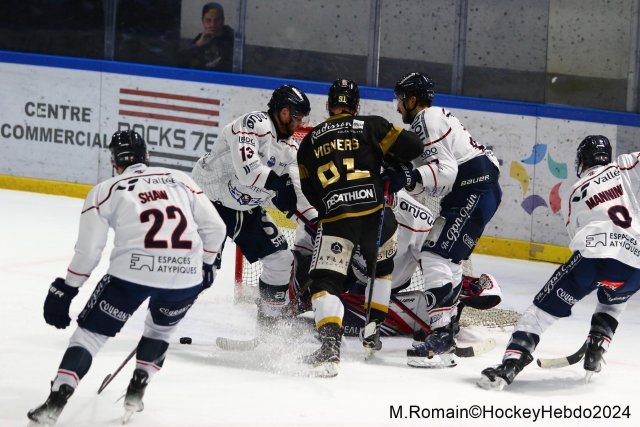 Photo hockey match Rouen - Angers  le 28/01/2024