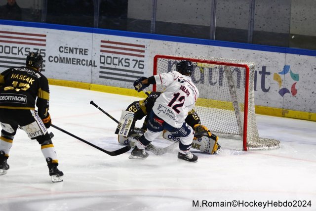 Photo hockey match Rouen - Angers  le 28/01/2024