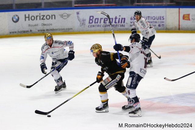 Photo hockey match Rouen - Angers  le 28/01/2024