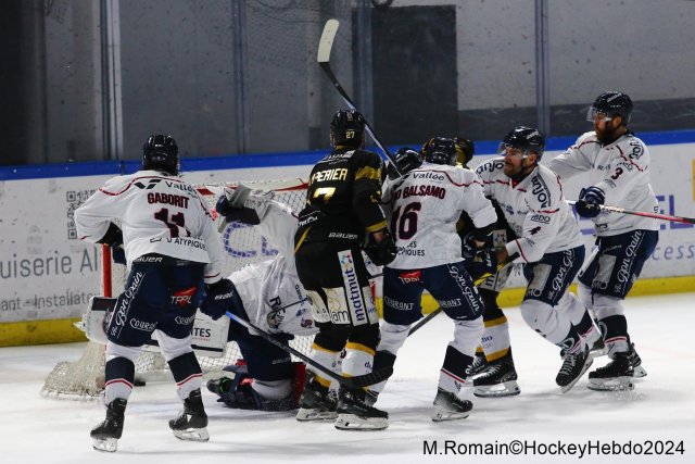 Photo hockey match Rouen - Angers  le 28/01/2024