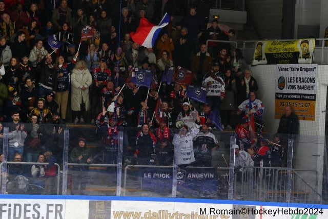 Photo hockey match Rouen - Angers  le 28/01/2024