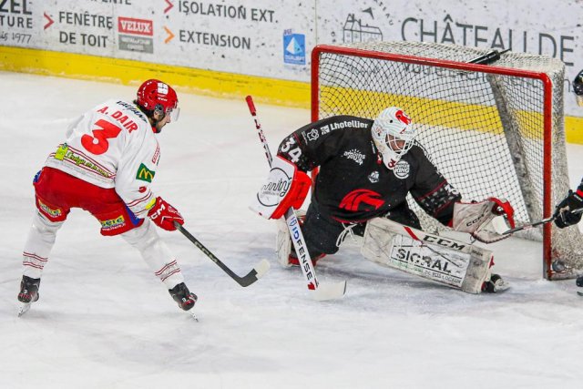 Photo hockey match Amiens  - Grenoble  le 28/01/2024