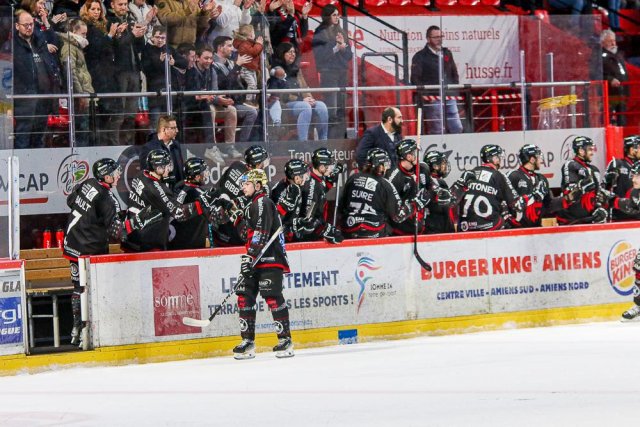 Photo hockey match Amiens  - Grenoble  le 28/01/2024