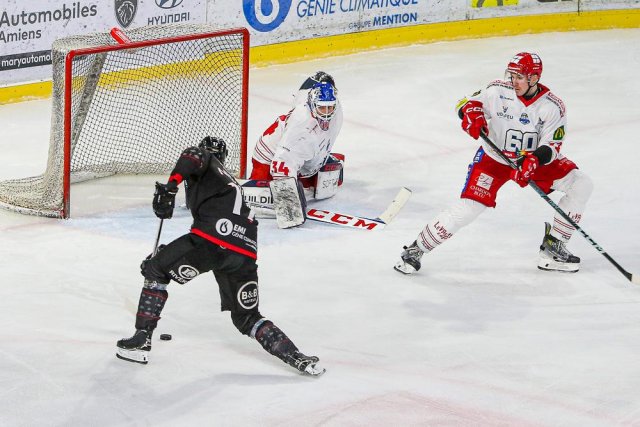 Photo hockey match Amiens  - Grenoble  le 28/01/2024