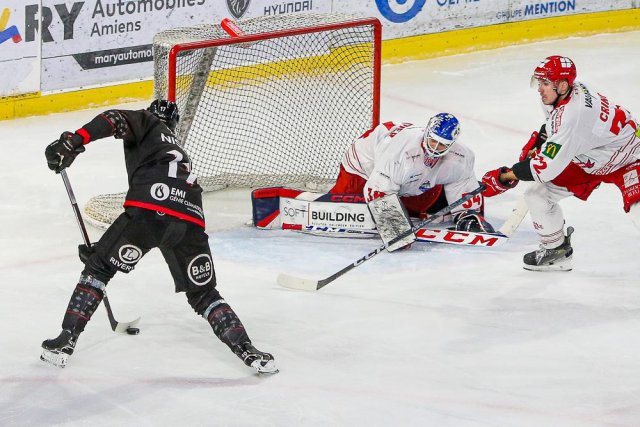 Photo hockey match Amiens  - Grenoble  le 28/01/2024