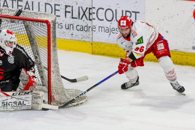 Photo hockey match Amiens  - Grenoble  le 28/01/2024