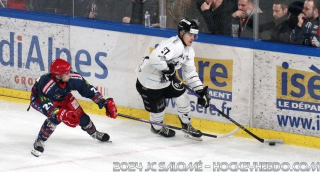 Photo hockey match Grenoble  - Marseille le 30/01/2024