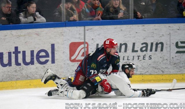 Photo hockey match Grenoble  - Marseille le 30/01/2024