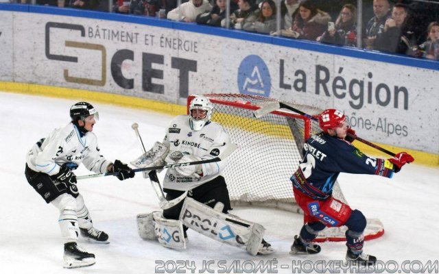 Photo hockey match Grenoble  - Marseille le 30/01/2024