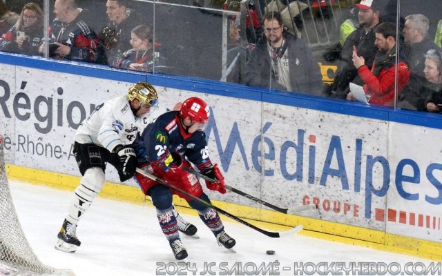 Photo hockey match Grenoble  - Marseille le 30/01/2024