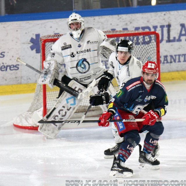 Photo hockey match Grenoble  - Marseille le 30/01/2024