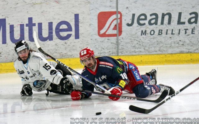 Photo hockey match Grenoble  - Marseille le 30/01/2024