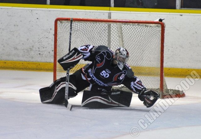 Photo hockey match Mulhouse - Courbevoie  le 10/10/2009