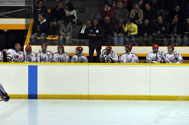 Photo hockey match Mulhouse - Courbevoie  le 10/10/2009