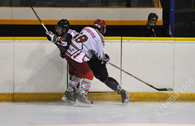 Photo hockey match Mulhouse - Courbevoie  le 10/10/2009