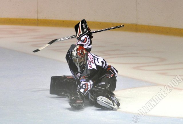 Photo hockey match Mulhouse - Courbevoie  le 10/10/2009