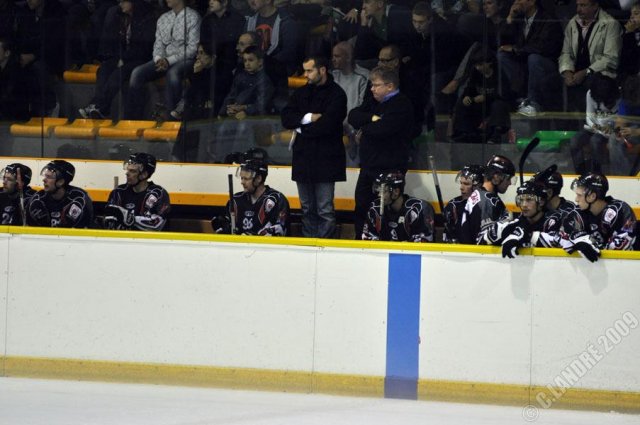 Photo hockey match Mulhouse - Courbevoie  le 10/10/2009