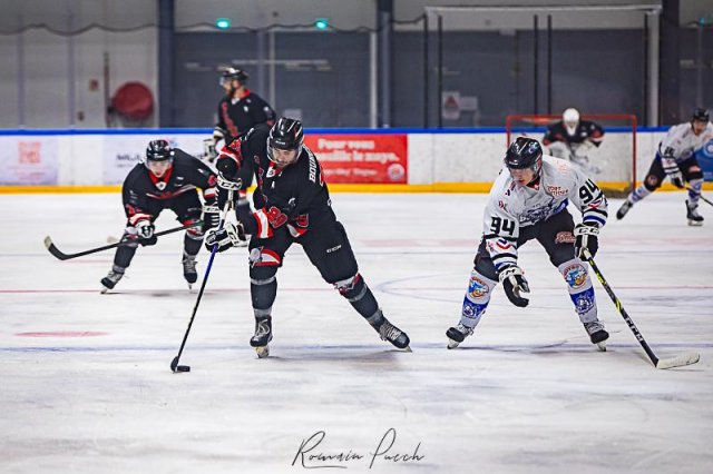 Photo hockey match Toulouse-Blagnac - Courchevel-Méribel-Pralognan le 03/02/2024
