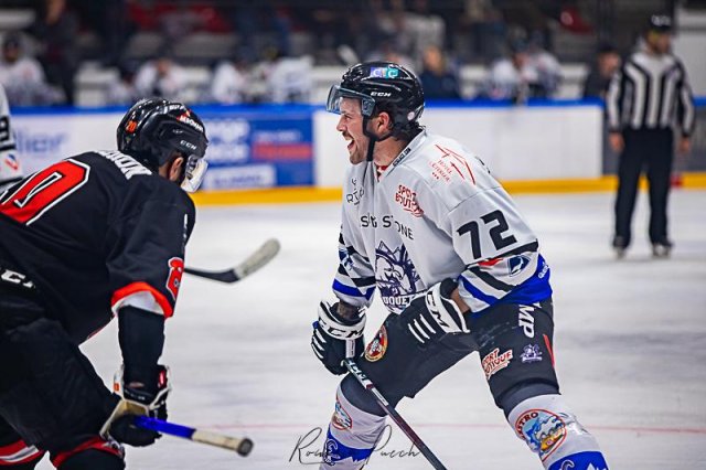 Photo hockey match Toulouse-Blagnac - Courchevel-Méribel-Pralognan le 03/02/2024