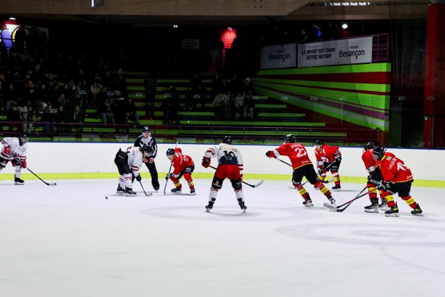 Photo hockey match Besançon - Briançon II le 10/02/2024