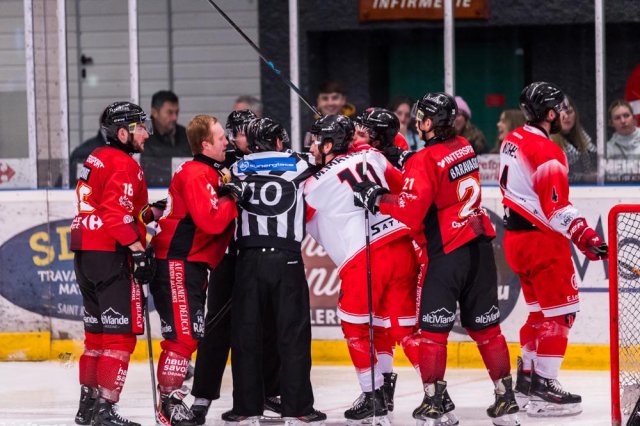Photo hockey match Morzine-Avoriaz - Valenciennes le 10/02/2024