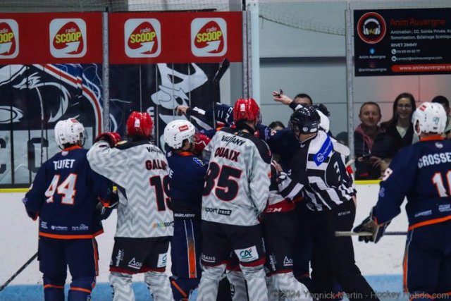 Photo hockey match Clermont-Ferrand - Vaujany le 10/02/2024