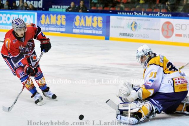 Photo hockey match Grenoble  - Chamonix  le 13/10/2009