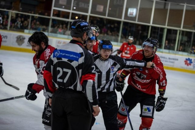 Photo hockey match Chamonix  - Bordeaux le 13/02/2024