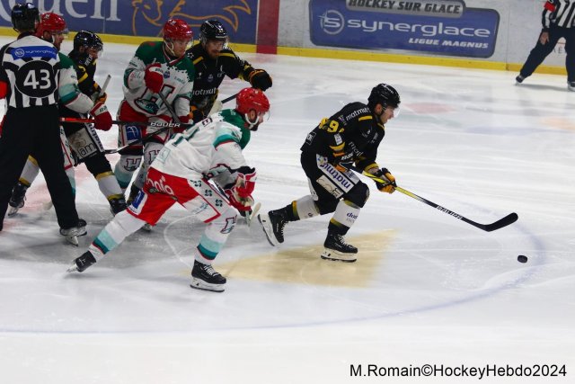 Photo hockey match Rouen - Anglet le 13/02/2024