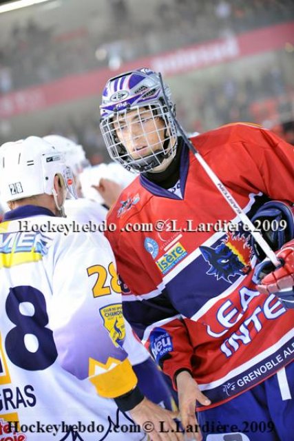 Photo hockey match Grenoble  - Chamonix  le 13/10/2009