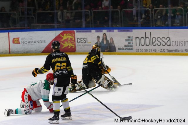 Photo hockey match Rouen - Anglet le 13/02/2024