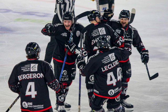 Photo hockey match Amiens  - Rouen le 16/02/2024