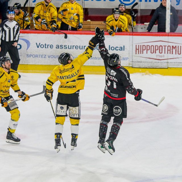 Photo hockey match Amiens  - Rouen le 16/02/2024