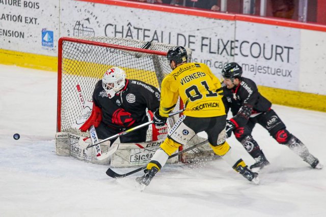 Photo hockey match Amiens  - Rouen le 16/02/2024