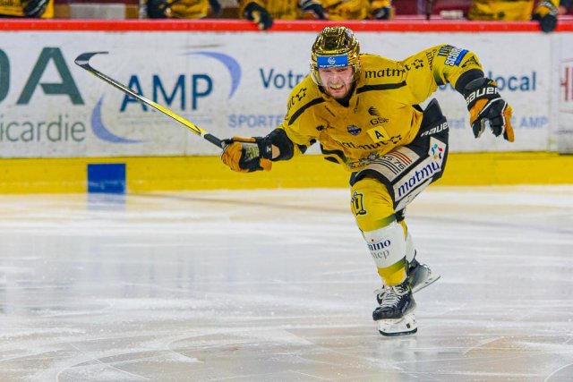 Photo hockey match Amiens  - Rouen le 16/02/2024