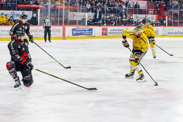 Photo hockey match Amiens  - Rouen le 16/02/2024