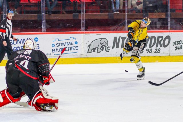 Photo hockey match Amiens  - Rouen le 16/02/2024