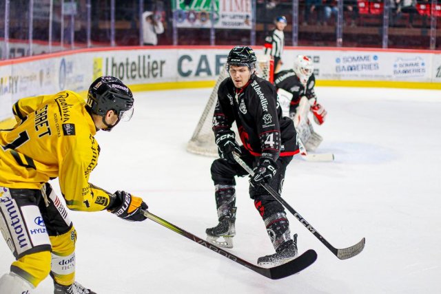 Photo hockey match Amiens  - Rouen le 16/02/2024