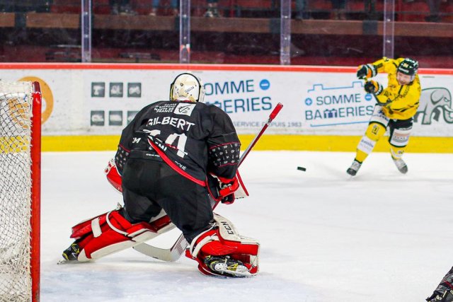 Photo hockey match Amiens  - Rouen le 16/02/2024
