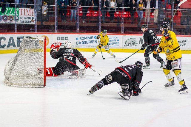 Photo hockey match Amiens  - Rouen le 16/02/2024