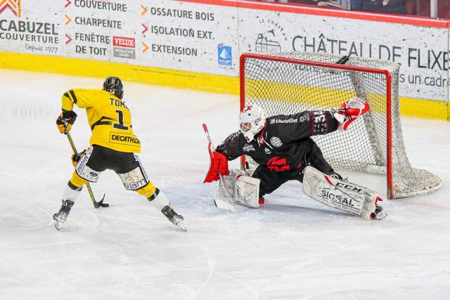 Photo hockey match Amiens  - Rouen le 16/02/2024