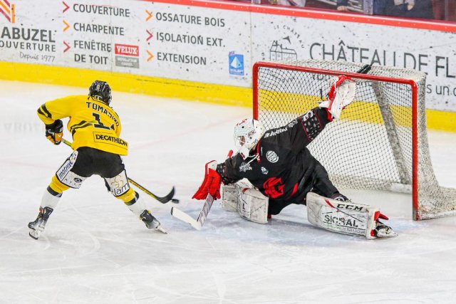 Photo hockey match Amiens  - Rouen le 16/02/2024
