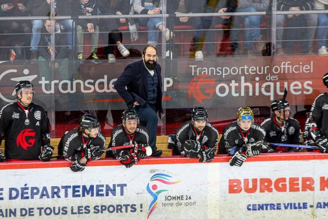 Photo hockey match Amiens  - Rouen le 16/02/2024