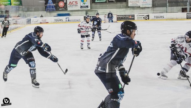 Photo hockey match Tours  - Caen  le 14/02/2024