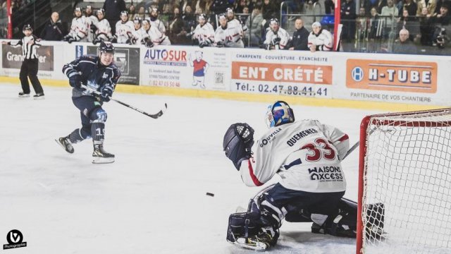 Photo hockey match Tours  - Caen  le 14/02/2024