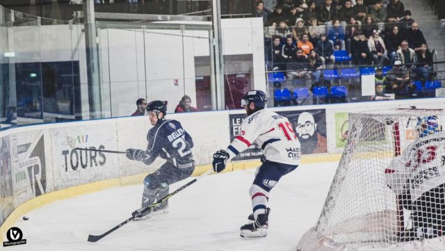 Photo hockey match Tours  - Caen  le 14/02/2024