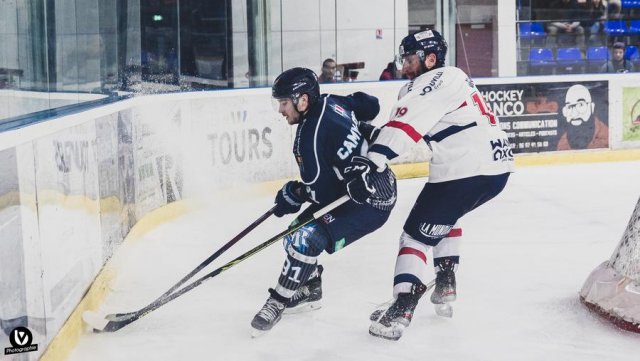 Photo hockey match Tours  - Caen  le 14/02/2024
